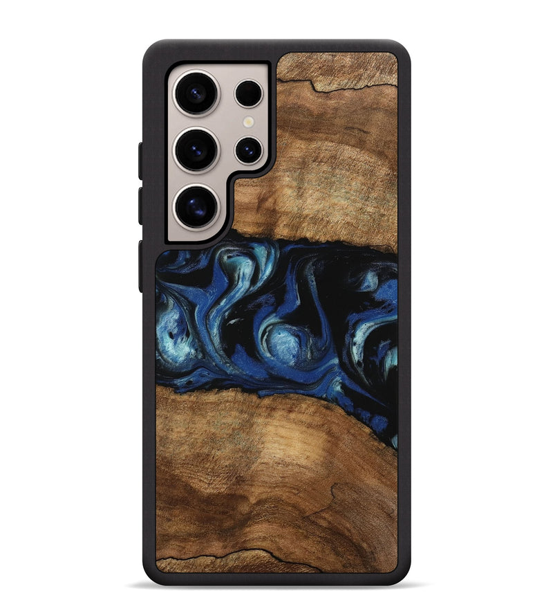 Galaxy S25 Ultra Wood Phone Case - Arleen (Blue, 745535)