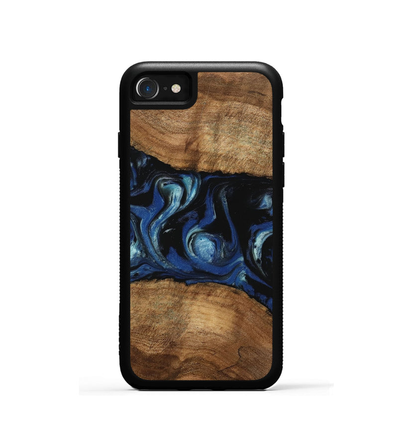 iPhone SE Wood Phone Case - Arleen (Blue, 745535)