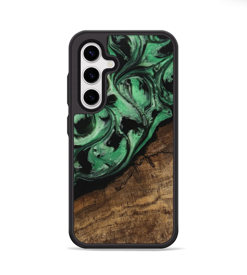 Galaxy S25 Wood Phone Case - Kip (Green, 745537)