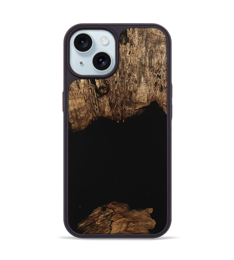 iPhone 15 Wood Phone Case - Rene (Wood Burl, 745542)