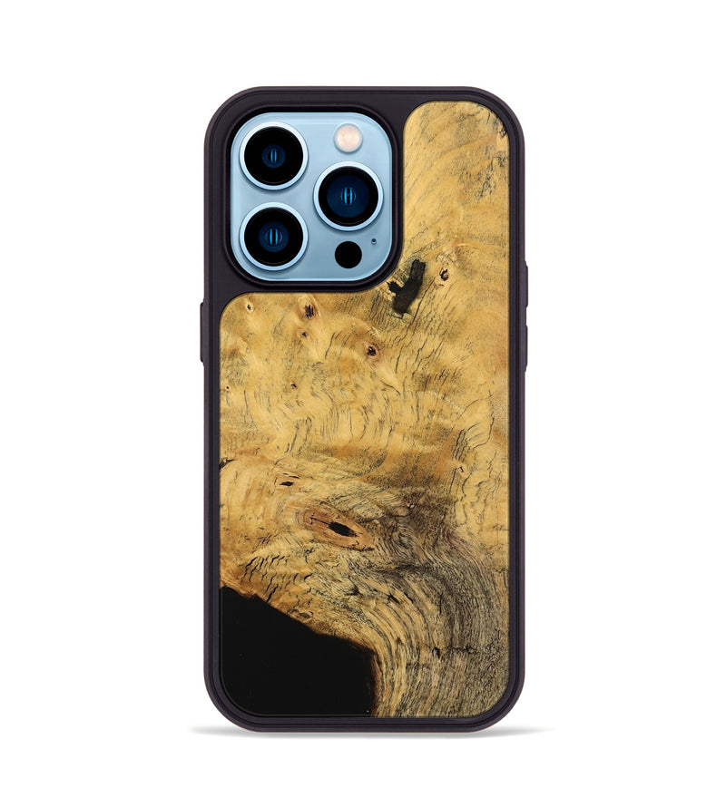 iPhone 14 Pro Wood Phone Case - Adda (Wood Burl, 745547)