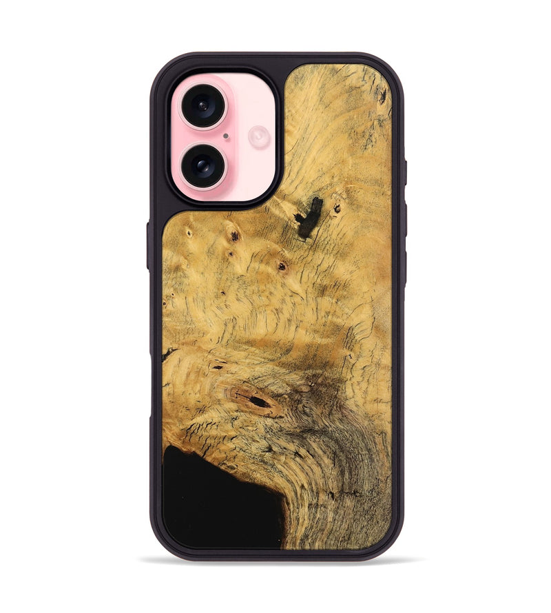 iPhone 16 Wood Phone Case - Adda (Wood Burl, 745547)