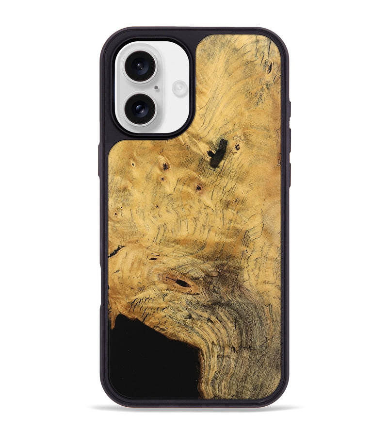 iPhone 16 Plus Wood Phone Case - Adda (Wood Burl, 745547)