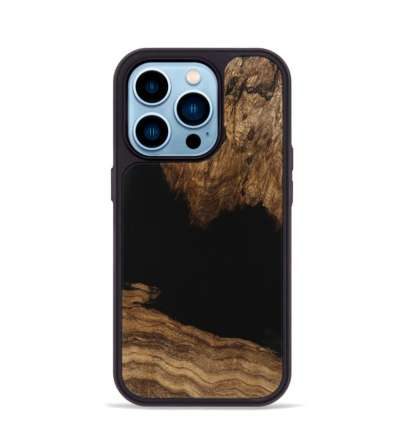 iPhone 14 Pro Wood Phone Case - Martika (Wood Burl, 745549)