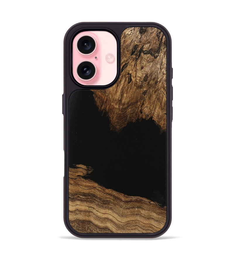 iPhone 16 Wood Phone Case - Martika (Wood Burl, 745549)