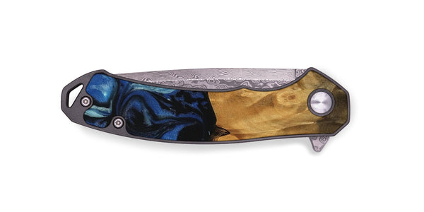 EDC Wood Pocket Knife - Caryl (Blue, 745550)