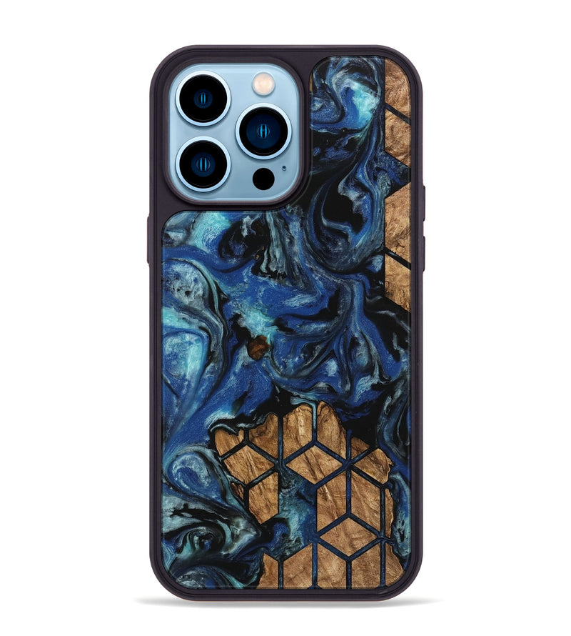 iPhone 14 Pro Max Wood Phone Case - Otho (Pattern, 745551)