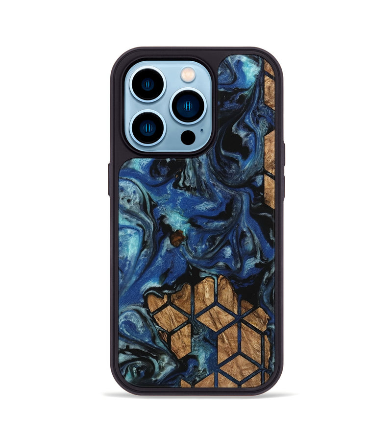 iPhone 14 Pro Wood Phone Case - Otho (Pattern, 745551)