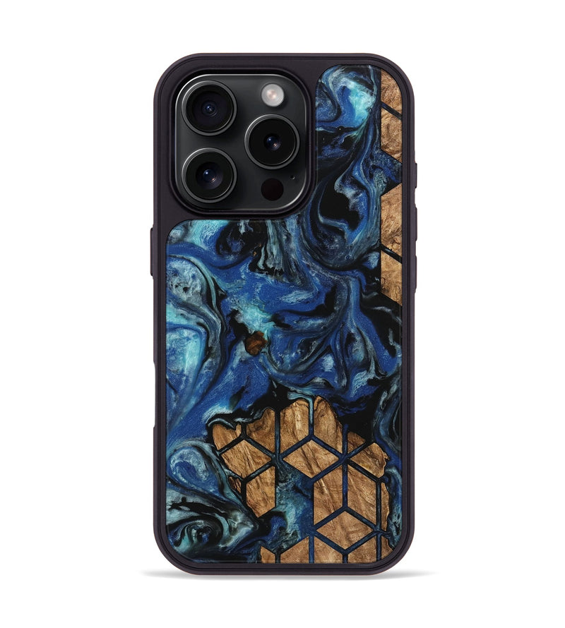 iPhone 16 Pro Wood Phone Case - Otho (Pattern, 745551)