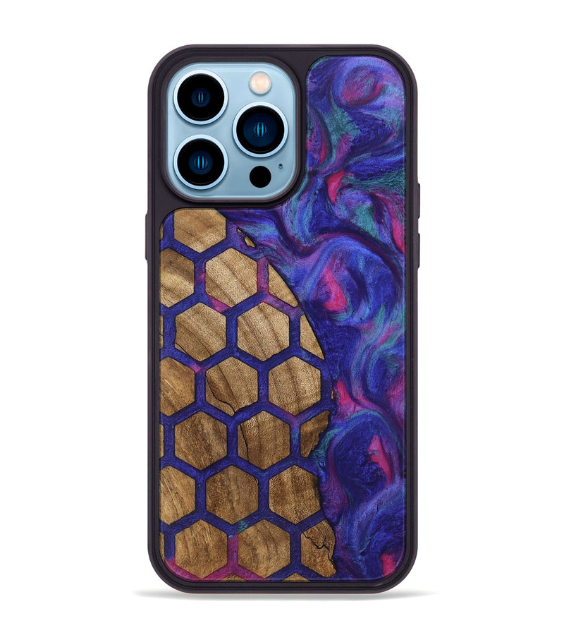 iPhone 14 Pro Max Wood Phone Case - Luanne (Pattern, 745552)