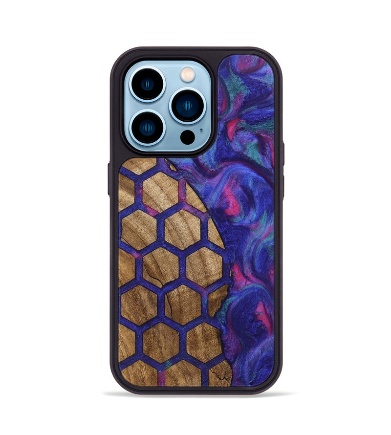 iPhone 14 Pro Wood Phone Case - Luanne (Pattern, 745552)