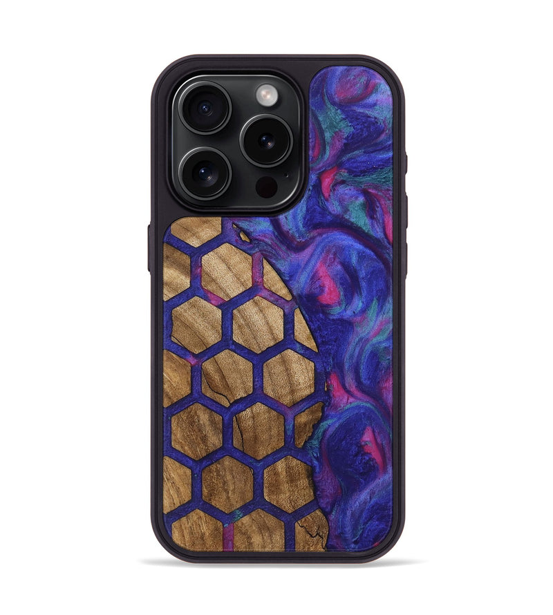 iPhone 15 Pro Wood Phone Case - Luanne (Pattern, 745552)