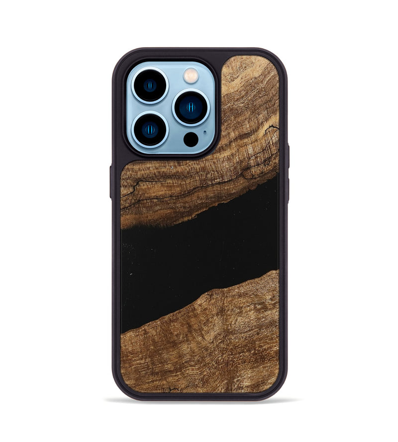 iPhone 14 Pro Wood Phone Case - Kayce (Wood Burl, 745554)