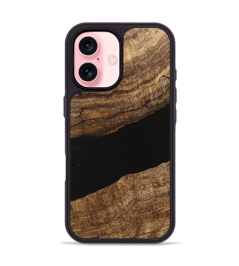 iPhone 16 Wood Phone Case - Kayce (Wood Burl, 745554)