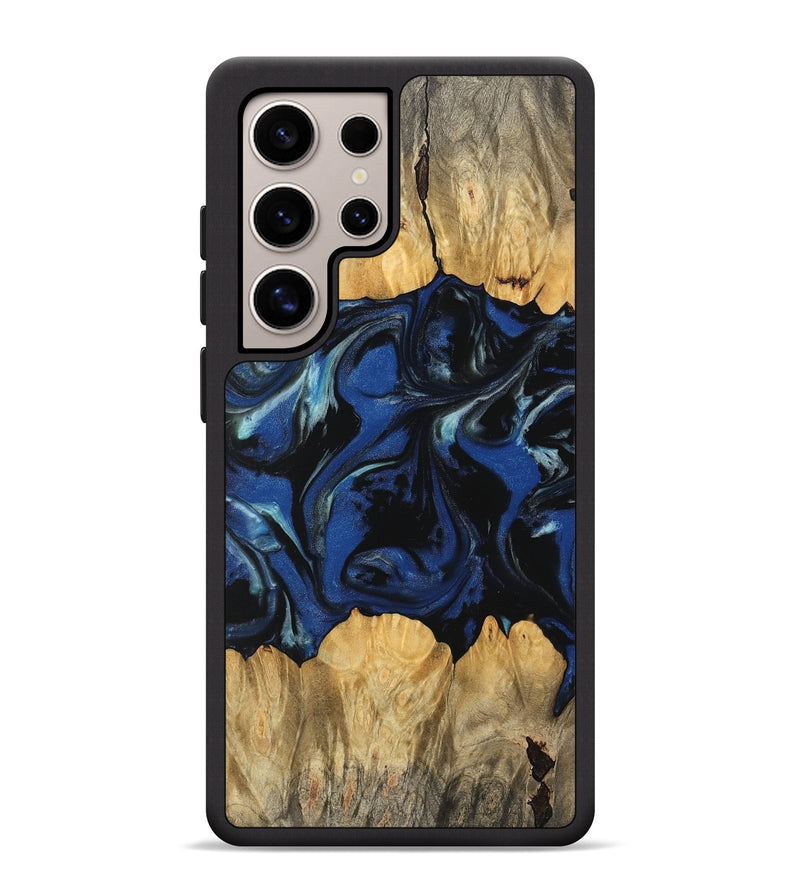 Galaxy S25 Ultra Wood Phone Case - Reva (Blue, 745555)