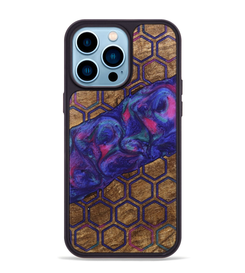 iPhone 14 Pro Max Wood Phone Case - Nyla (Pattern, 745560)