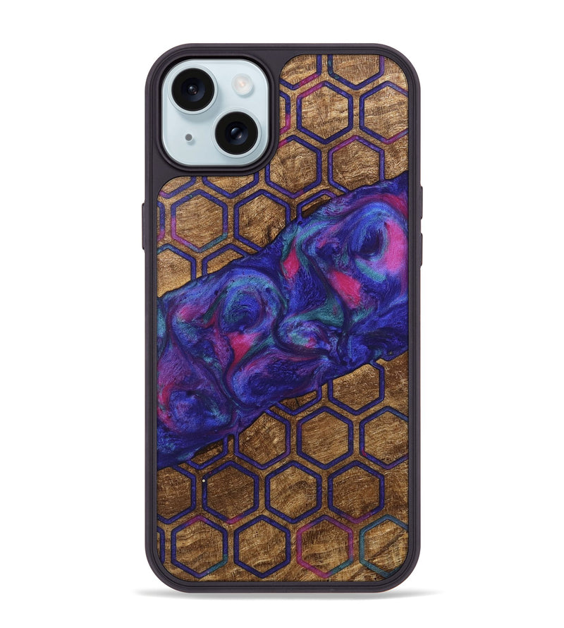 iPhone 15 Plus Wood Phone Case - Nyla (Pattern, 745560)