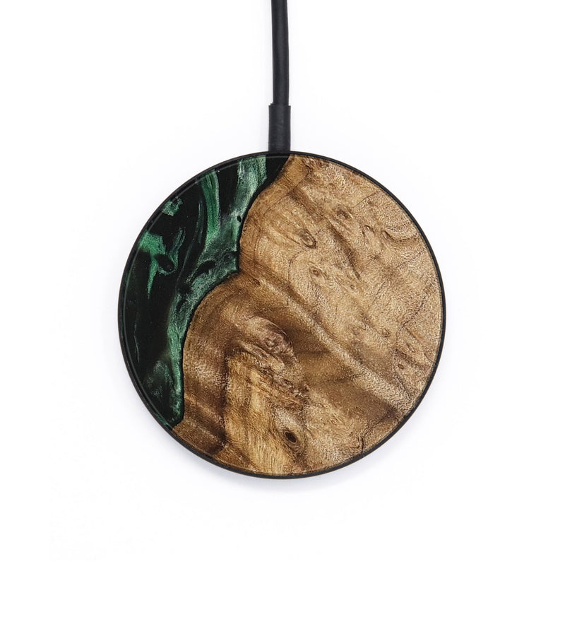 Circle Wood Wireless Charger - Ona (Green, 745561)