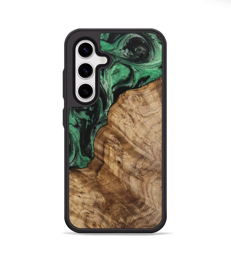 Galaxy S25 Wood Phone Case - Ona (Green, 745561)