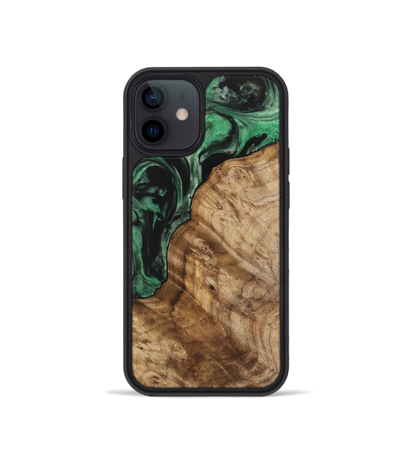 iPhone 12 mini Wood Phone Case - Ona (Green, 745561)