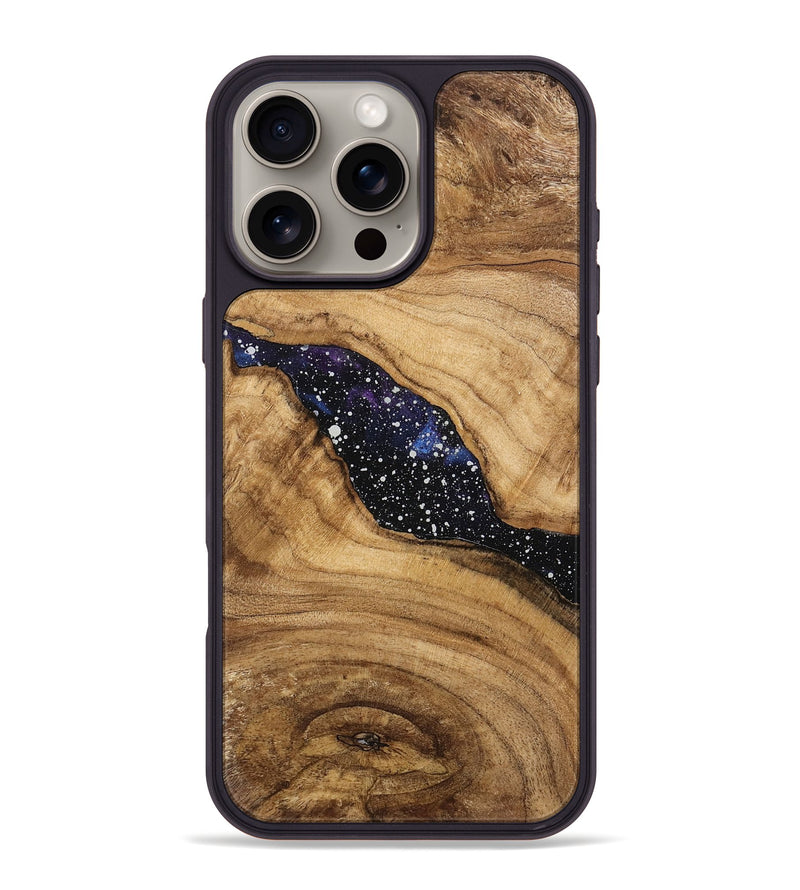 iPhone 16 Pro Max Wood Phone Case - Evander (Cosmos, 745565)