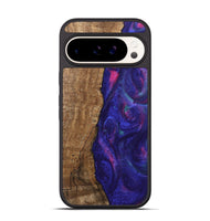 Pixel 9 Pro Wood Phone Case - Curley (Purple, 745625)