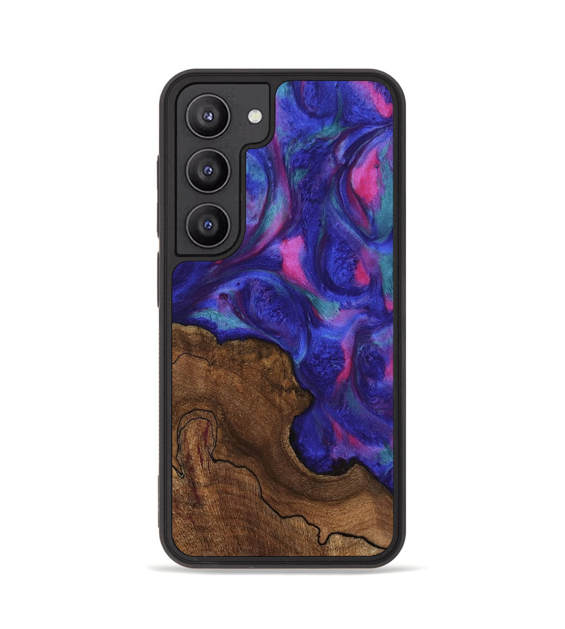 Galaxy S23 Wood Phone Case - Freeman (Purple, 745628)