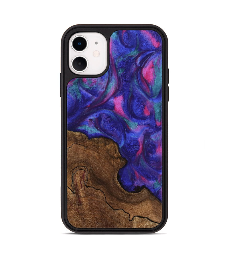 iPhone 11 Wood Phone Case - Freeman (Purple, 745628)