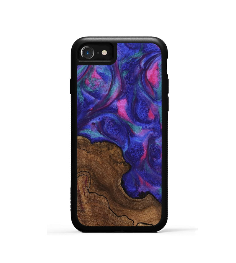 iPhone SE Wood Phone Case - Freeman (Purple, 745628)