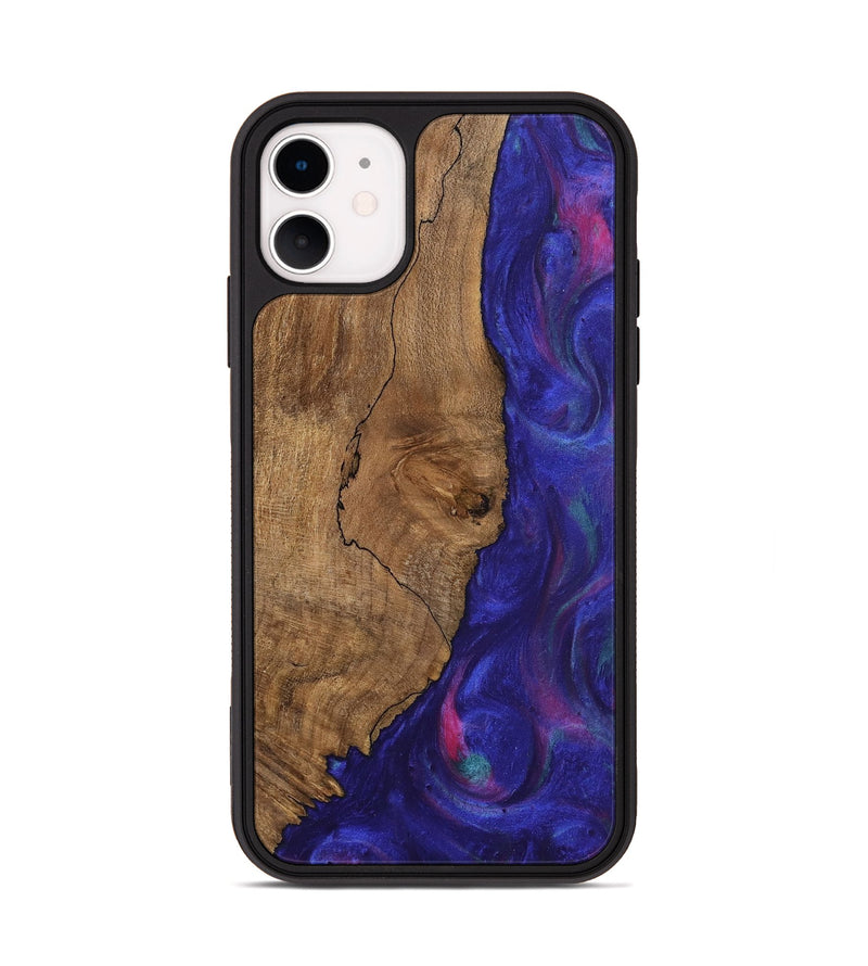 iPhone 11 Wood Phone Case - Shayne (Purple, 745629)