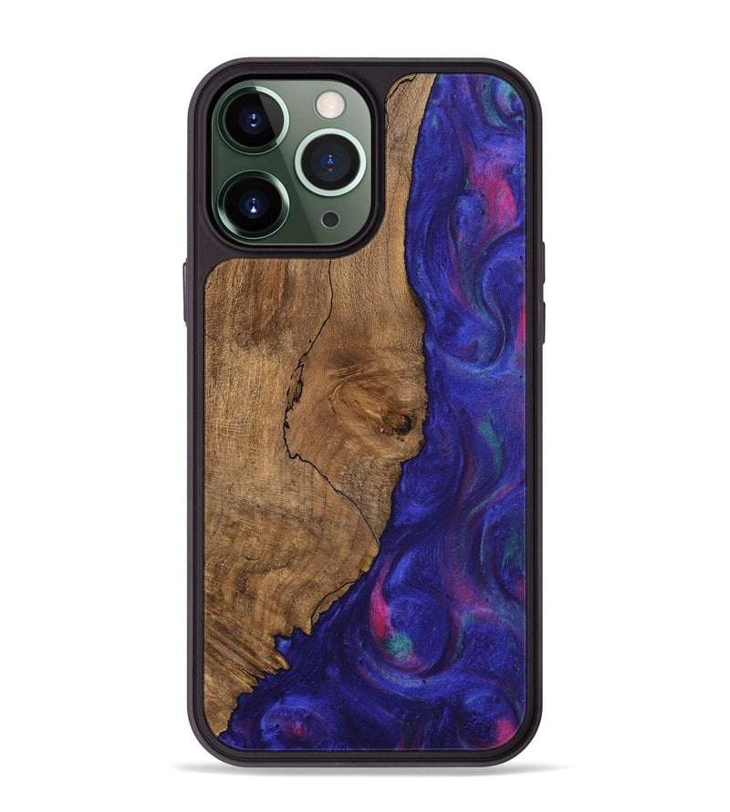 iPhone 13 Pro Max Wood Phone Case - Shayne (Purple, 745629)