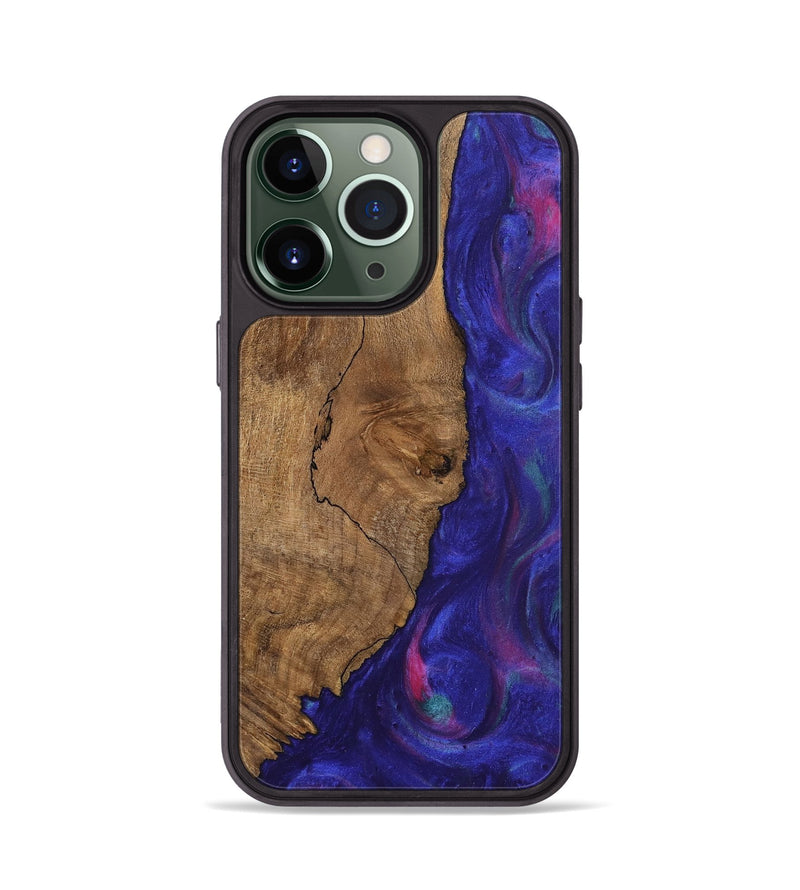 iPhone 13 Pro Wood Phone Case - Shayne (Purple, 745629)