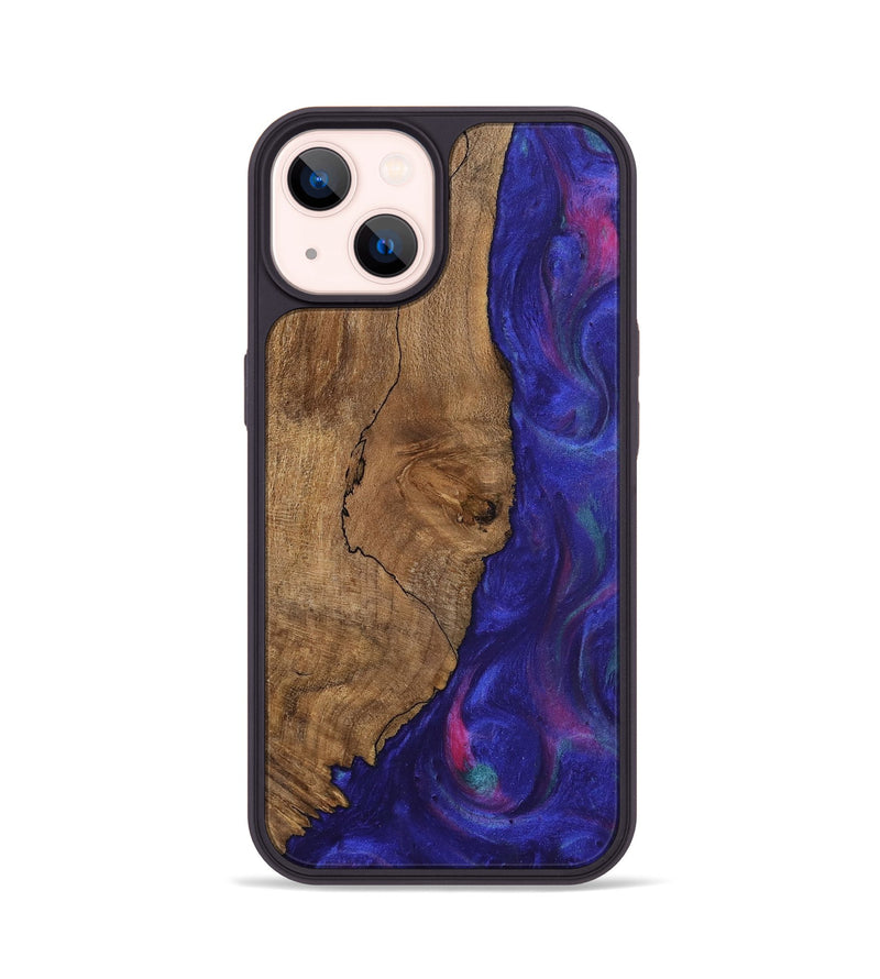 iPhone 14 Wood Phone Case - Shayne (Purple, 745629)