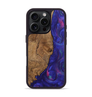 iPhone 16 Pro Wood Phone Case - Shayne (Purple, 745629)