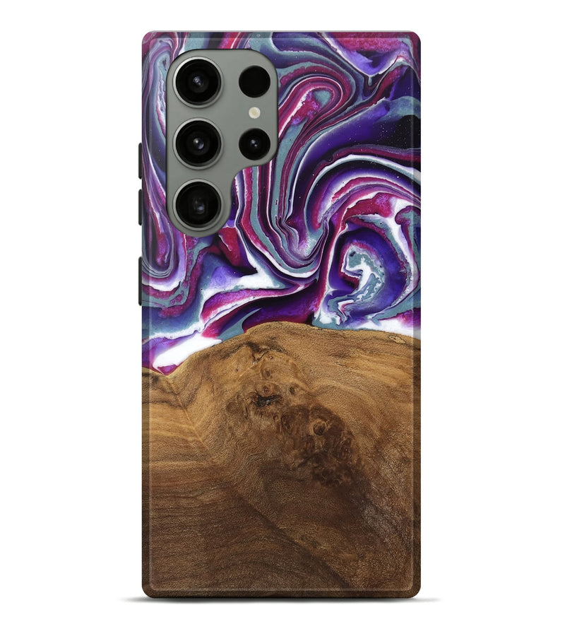 Galaxy S23 Ultra Wood Live Edge Phone Case - Shawna (Purple, 745665)