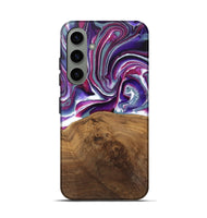 Galaxy S24 Wood Live Edge Phone Case - Shawna (Purple, 745665)