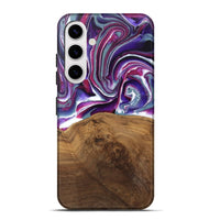 Galaxy S25 Plus Wood Live Edge Phone Case - Shawna (Purple, 745665)