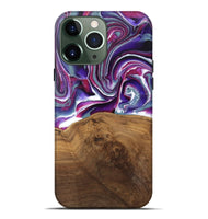 iPhone 13 Pro Max Wood Live Edge Phone Case - Shawna (Purple, 745665)