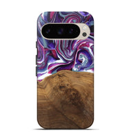 Pixel 9 Wood Live Edge Phone Case - Shawna (Purple, 745665)