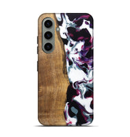 Galaxy S24 Wood Live Edge Phone Case - Retta (Purple, 745666)