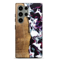 Galaxy S24 Ultra Wood Live Edge Phone Case - Retta (Purple, 745666)