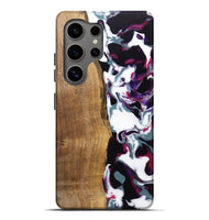 Galaxy S25 Ultra Wood Live Edge Phone Case - Retta (Purple, 745666)