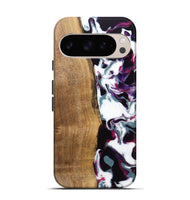 Pixel 9 Wood Live Edge Phone Case - Retta (Purple, 745666)