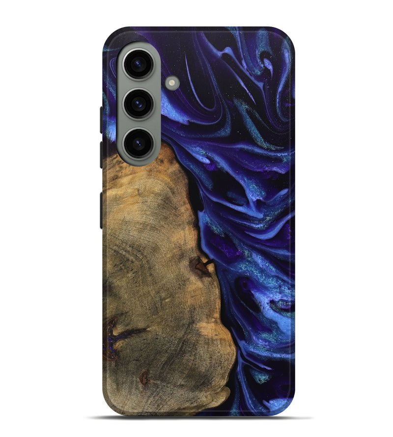 Galaxy S24 Plus Wood Live Edge Phone Case - Cherry (Purple, 745670)