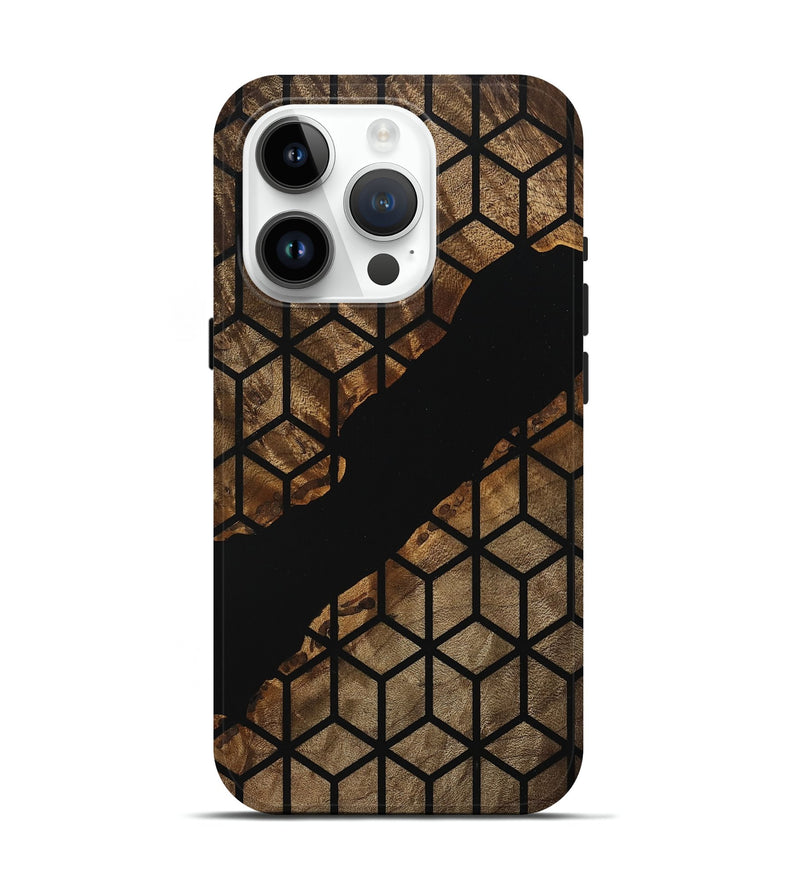 iPhone 15 Pro Wood Live Edge Phone Case - Madden (Pattern, 745685)