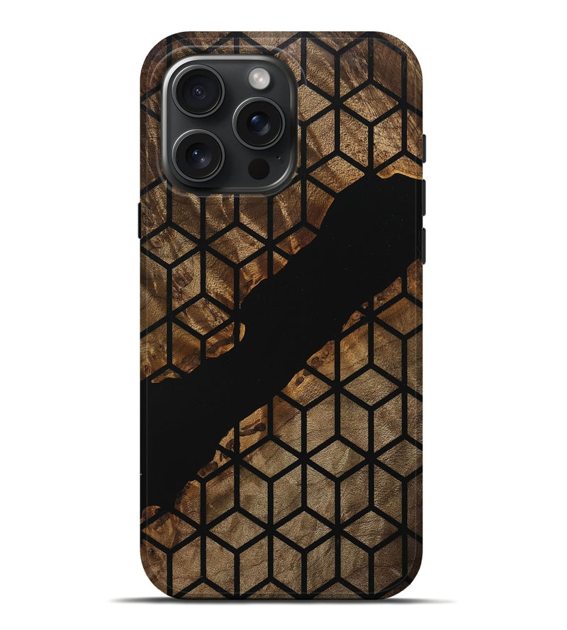 iPhone 16 Pro Max Wood Live Edge Phone Case - Madden (Pattern, 745685)