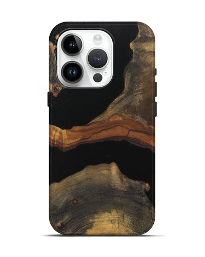 iPhone 15 Pro Wood Live Edge Phone Case - Legacy (Wood Burl, 745686)