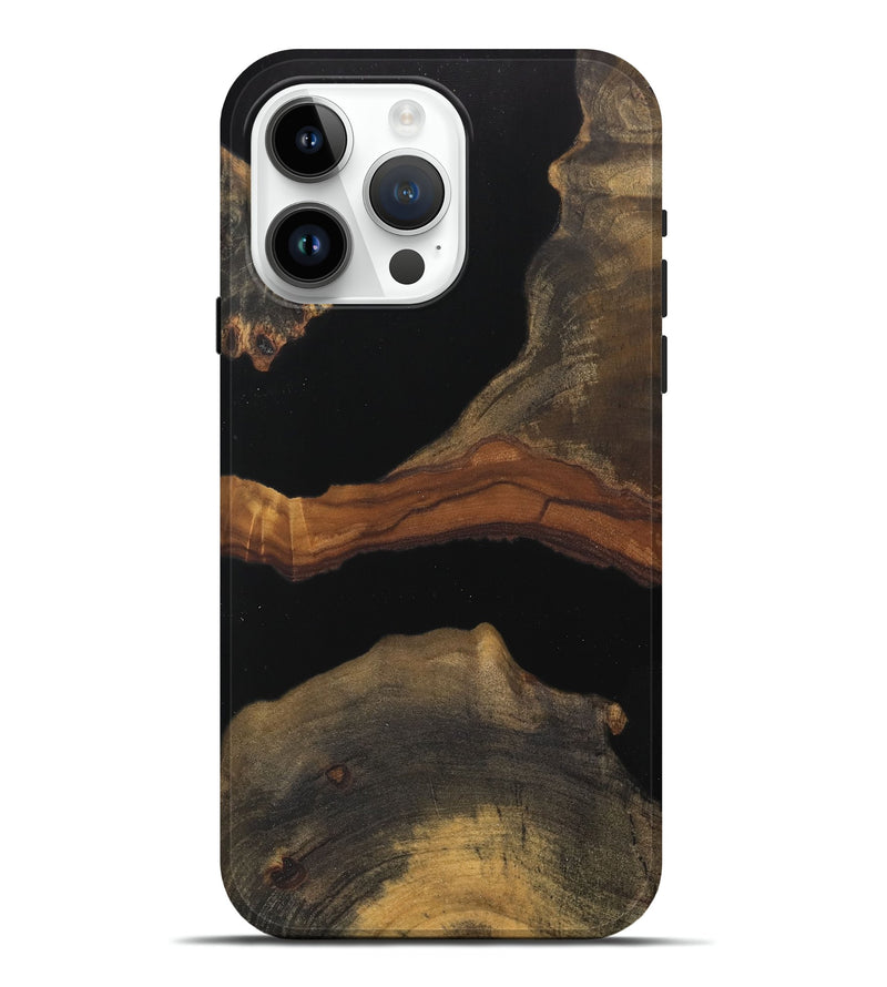 iPhone 15 Pro Max Wood Live Edge Phone Case - Legacy (Wood Burl, 745686)