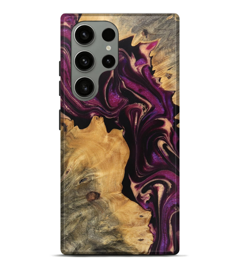 Galaxy S23 Ultra Wood Live Edge Phone Case - Austyn (Purple, 745691)