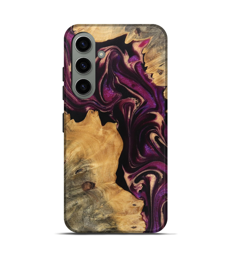 Galaxy S24 Wood Live Edge Phone Case - Austyn (Purple, 745691)